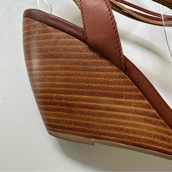 Seychelles Good Ole Days T-Strap Wedge Sandals in Whiskey Size 11 - Picture 7 of 13